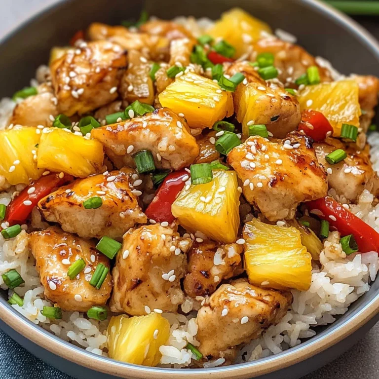 Pineapple Chicken and Rice: Sweet, Savory, Effortlessly Easy