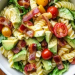 Quick Gluten Free Dairy Free BLT Pasta Salad