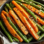 Roasted Carrots and Green Beans