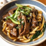 Simple Black Pepper Beef Udon
