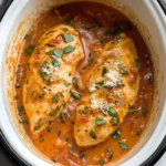 Slow Cooker Creamy Tomato Basil Chicken