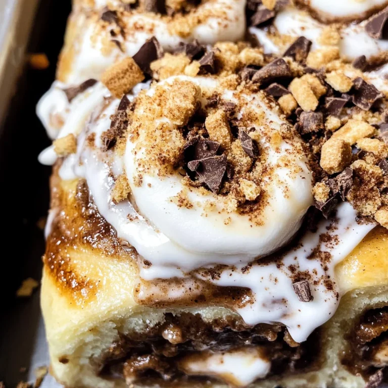 S'mores Cinnamon Rolls