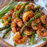 Sweet Chili Shrimp with Asparagus