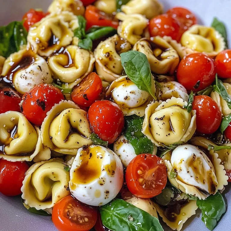 Tortellini Caprese Salad