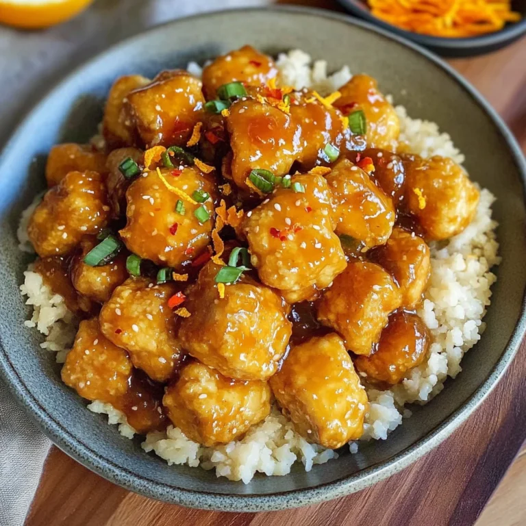 Vegan Orange Chicken (Tofu)