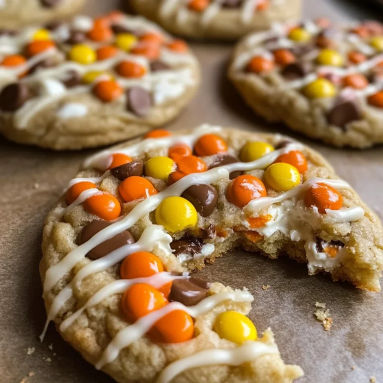 White Chocolate Reese’s Cheesecake Cookies