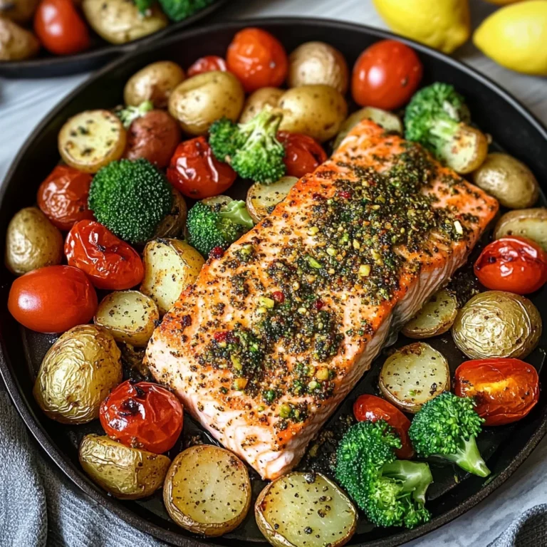 Za'atar Garlic Salmon Recipe