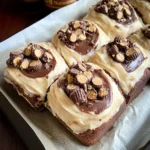 chocolate peanut butter sweet rolls
