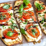 15 Minute Easy Margherita Flatbread Pizza