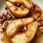 Baked Pears with Cinnamon Honey
