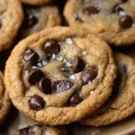 Brown Butter Sourdough Discard Chocolate Chip Cookies