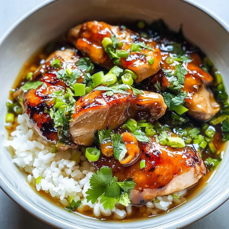 Caramelised Soy Chicken in Garlic Ginger Broth with Rice: An Incredible Comfort Meal