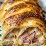Chicken Cordon Bleu Stromboli