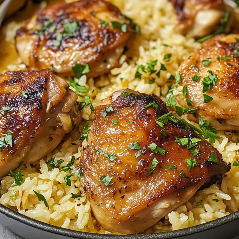 Chicken Thighs and Rice