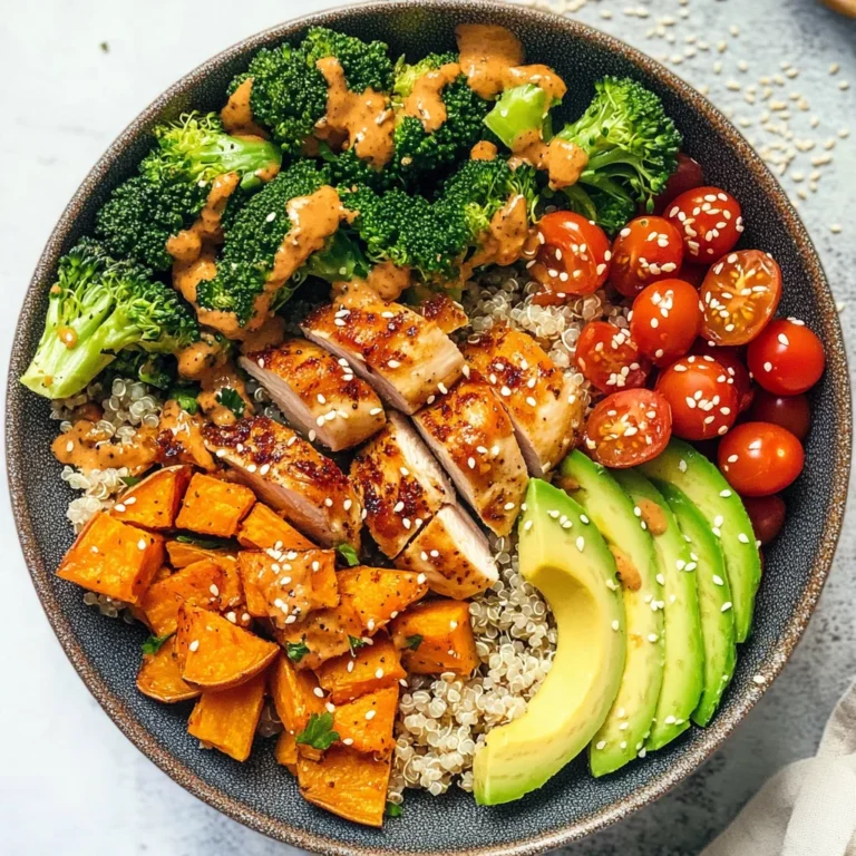 Chicken & Sweet Potato Buddha Bowl