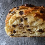 Chocolate Chip Sourdough Croissant Bread