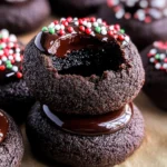 Chocolate Thumbprint Cookies