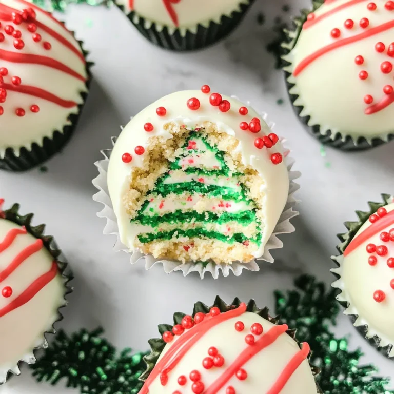 Christmas Tree Cake Truffles with Little Debbies cakes