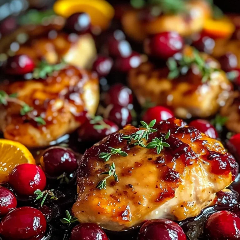 Cranberry Orange Chicken