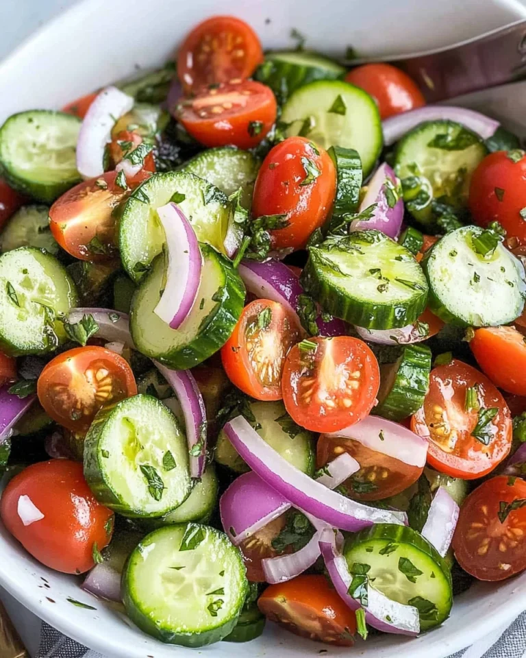 Cucumber Tomato Salad