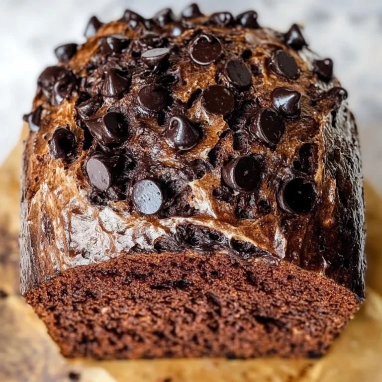 Easy Double Chocolate Sourdough Bread