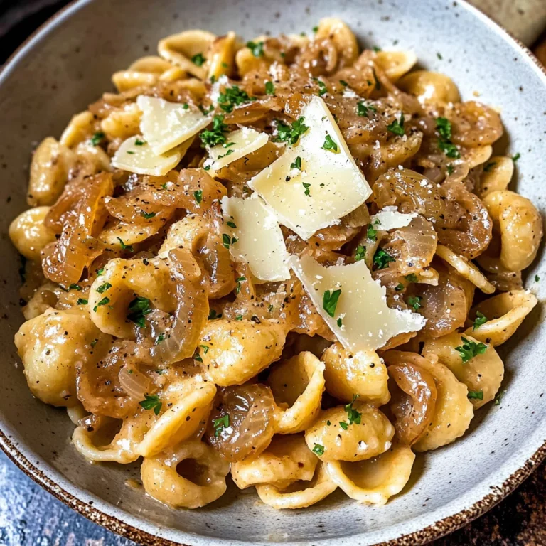 French Onion Pasta Recipe