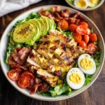 Grilled Chicken Cobb Salad with Honey Dijon {Paleo, Whole30 Option}