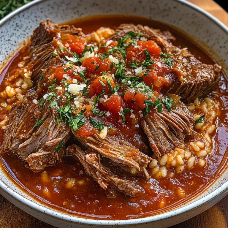 Italian Pot Roast & Parmesan Risotto