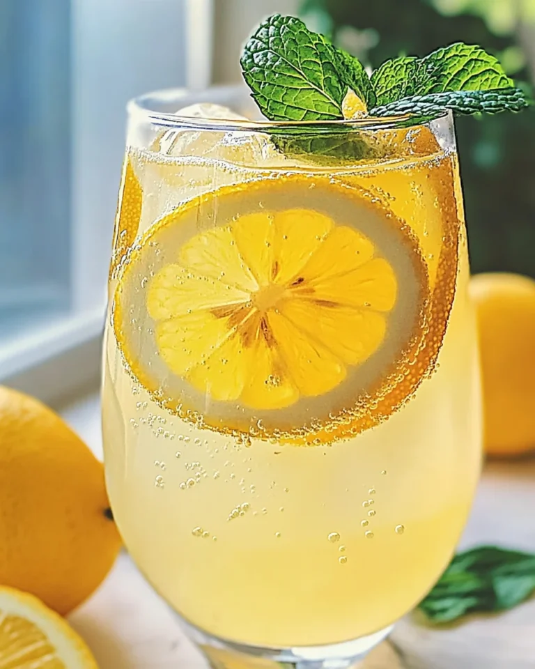 Juicy Vodka Lemonade Spritzer
