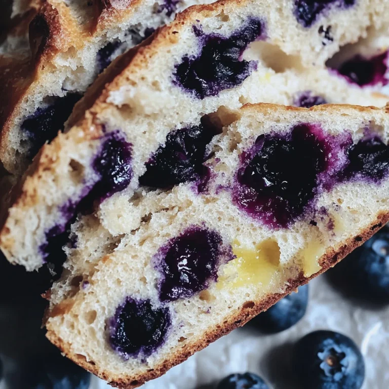Lemon Blueberry Sourdough Bread Recipe