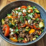 Mediterranean Ground Beef Stir-Fry