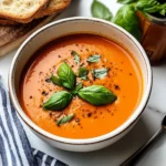 Middle-of-Winter Creamy Tomato Soup (Canned Tomatoes)