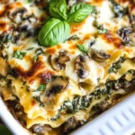 Mushroom and Spinach Lasagna