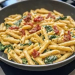 One-Pot Spinach Tomato Pasta
