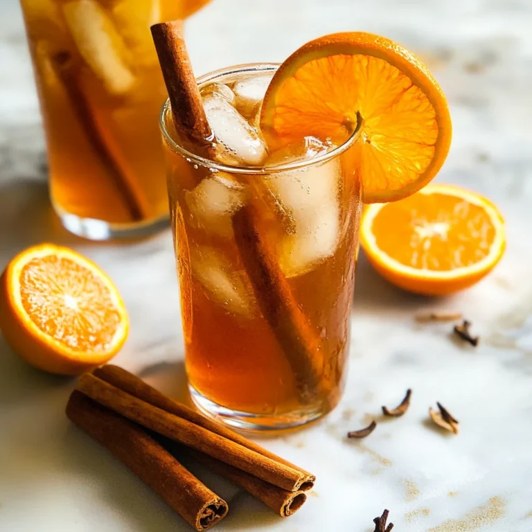 Orange Cinnamon Iced Tea