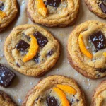 Orange Dark Chocolate Chunk Cookies Recipe