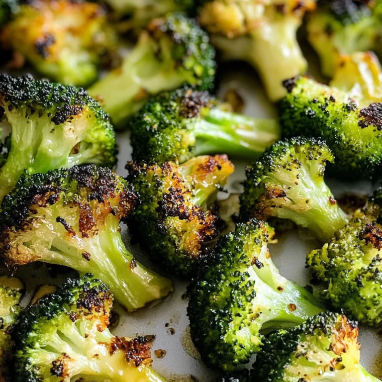 Oven Roasted Broccoli (Baked Broccoli)