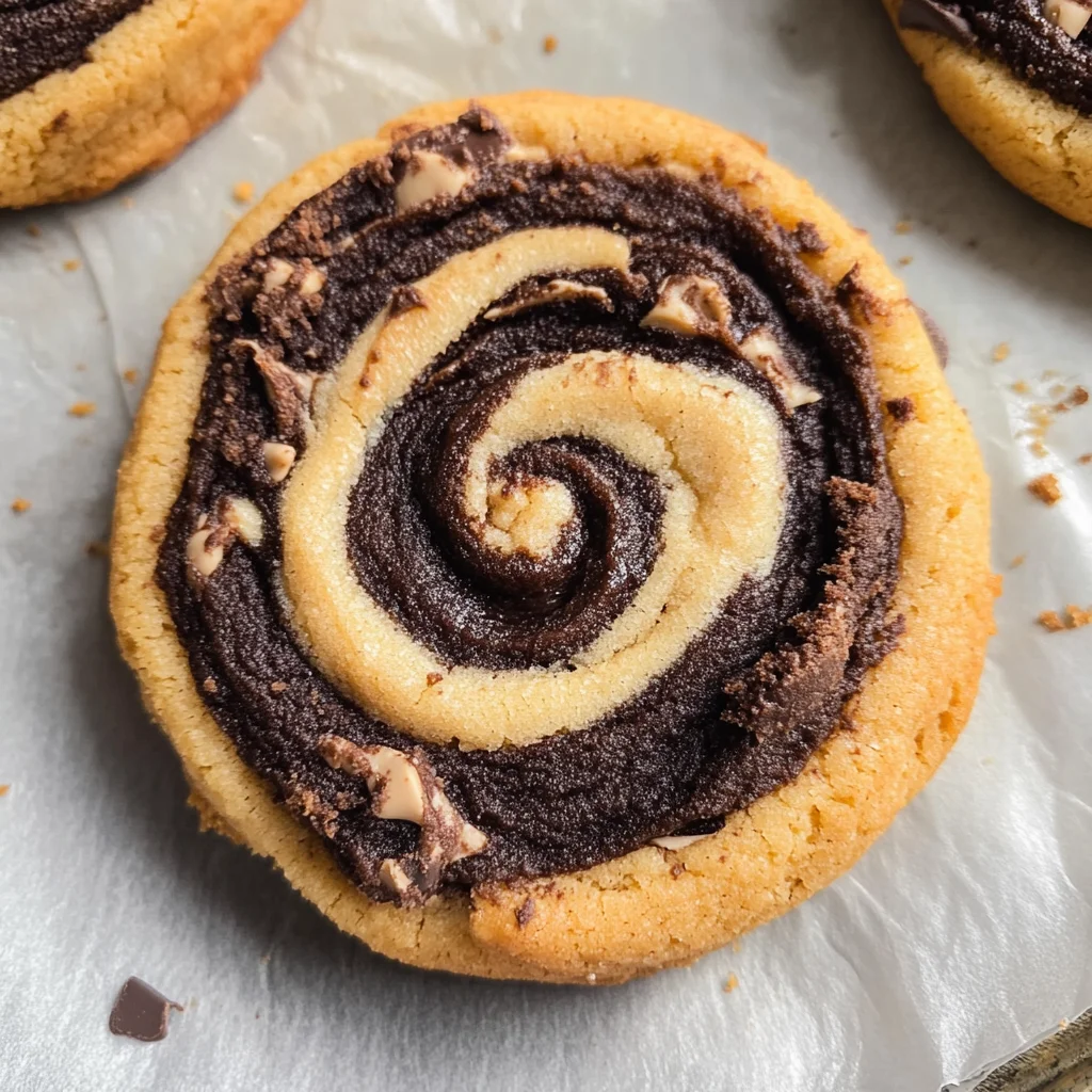 Peanut Butter Brownie Swirl Cookies