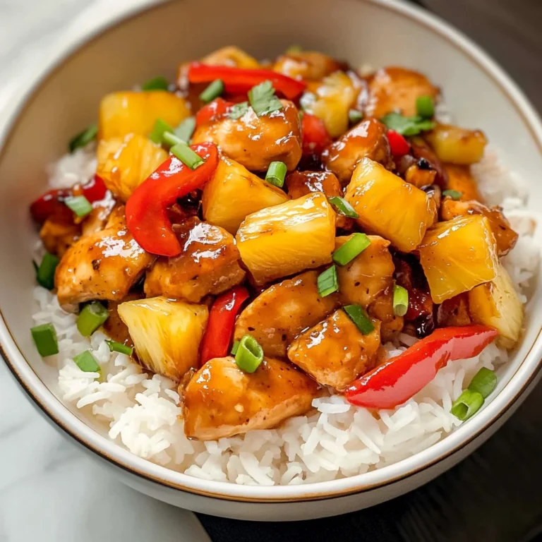 Pineapple Chicken and Rice