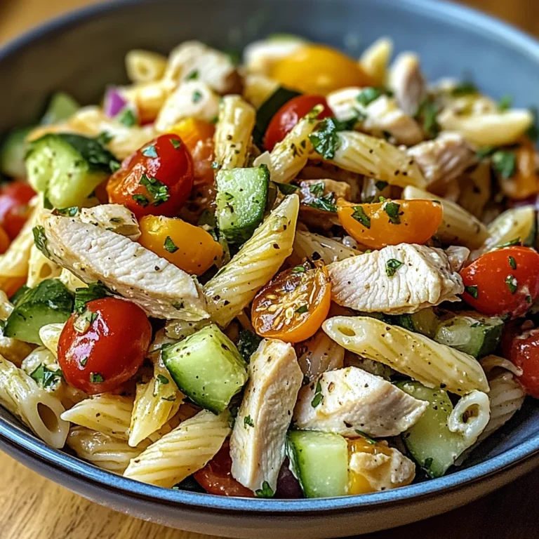 Protein-Packed Chicken Pasta Salad