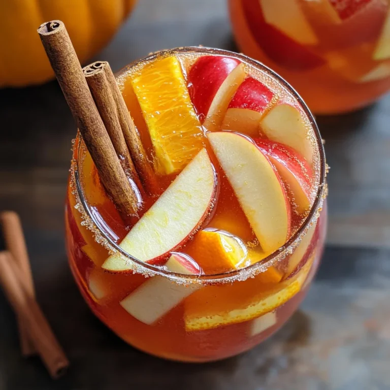 Pumpkin Spice Fireball Sangria