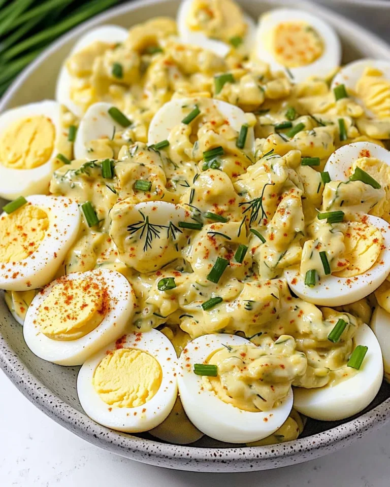 Quick Deviled Egg Salad (No Potatoes or Pasta!)