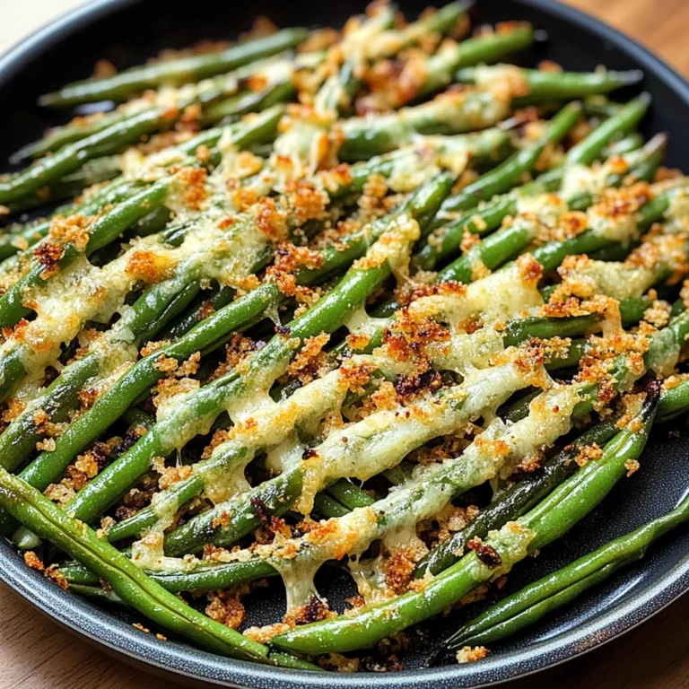 Roasted Parmesan Green Beans