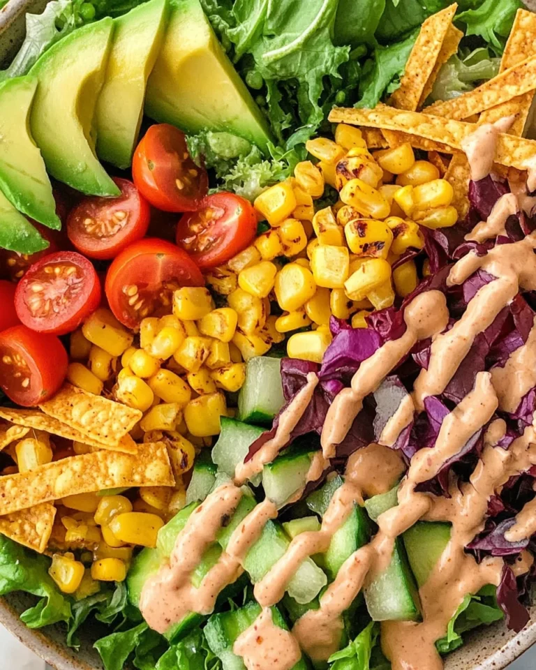 Southwest Salad with Chipotle Ranch