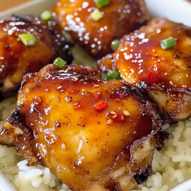 Sticky Sweet Chili Chicken Thighs in Air Fryer