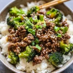 Teriyaki Ground Beef and Broccoli
