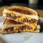 Ultimate Cheesy Ground Beef Melt