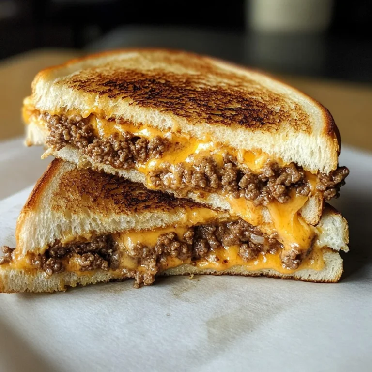 Ultimate Cheesy Ground Beef Melt