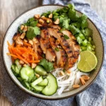 Vietnamese Noodle Bowl with Chicken