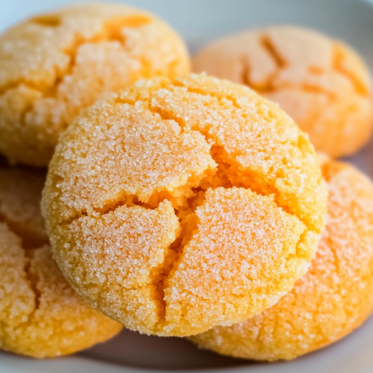 Easy Orange Cookies (With Cake Mix)